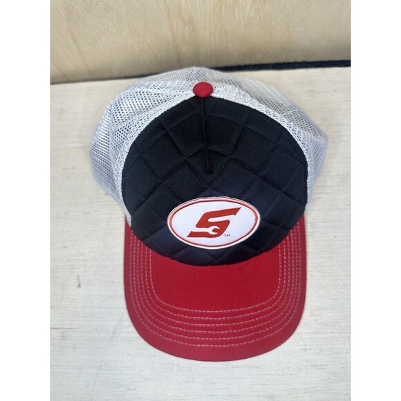 Snap On Tools Trucker Hat Quilted Rare Mesh Cap Adjustable Patch S Logo Licensed - Picture 2 of 7